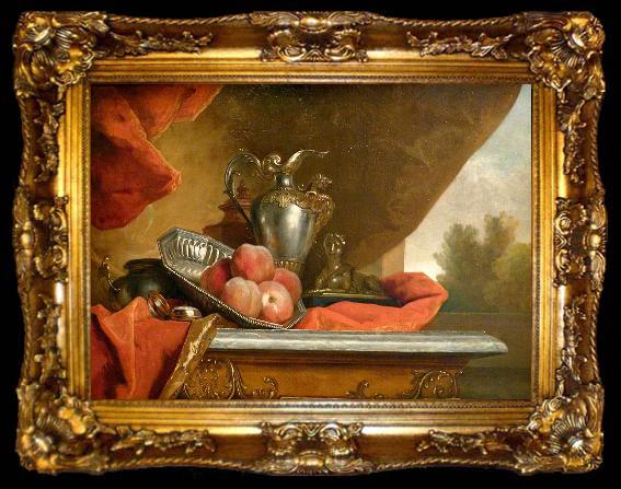 framed  Nicolas de Largilliere Nature morte, ta009-2